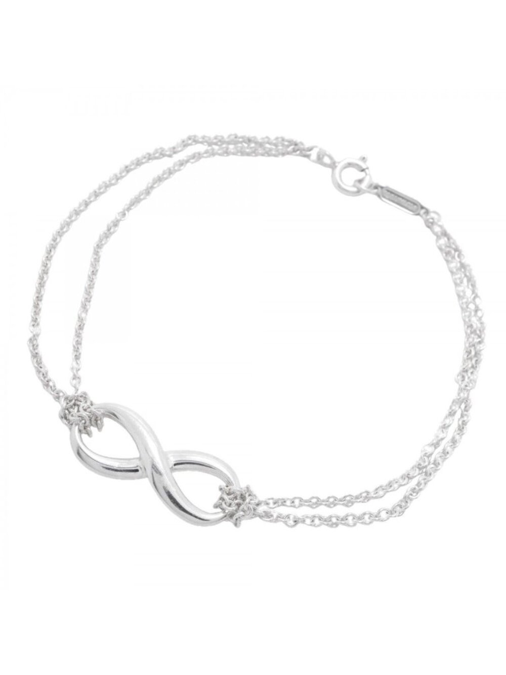 Tiffany & Co Bracelet Infinity Double Chain Silver